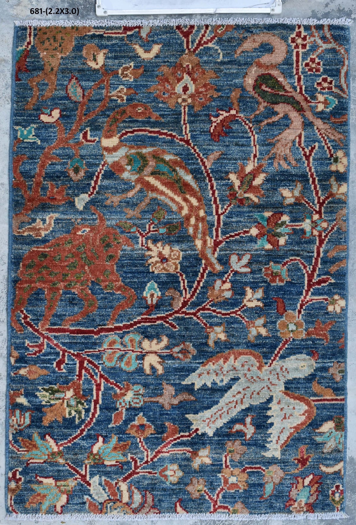 Aryan Handmade Turkish Wool Rug 2' × 3' – Style 684