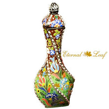 Load image into Gallery viewer, Handmade Turkish Ceramic Olive Oil Bottle Approx. 10"
