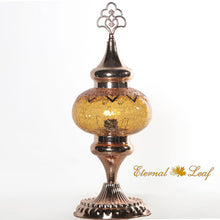 Load image into Gallery viewer, Turkish Stained | Cracked Glass Table Lamp