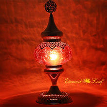 Load image into Gallery viewer, Turkish Stained | Cracked Glass Table Lamp