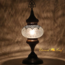 Load image into Gallery viewer, Turkish Stained | Cracked Glass Table Lamp