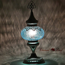 Load image into Gallery viewer, Turkish Stained | Cracked Glass Table Lamp