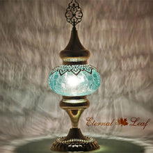 Load image into Gallery viewer, Turkish Stained | Cracked Glass Table Lamp