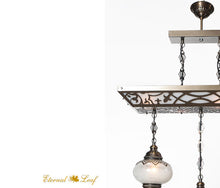 Load image into Gallery viewer, Turkish The Ottoman | Handmade Glass Rectangle Chandelier (LP-N3-AU)