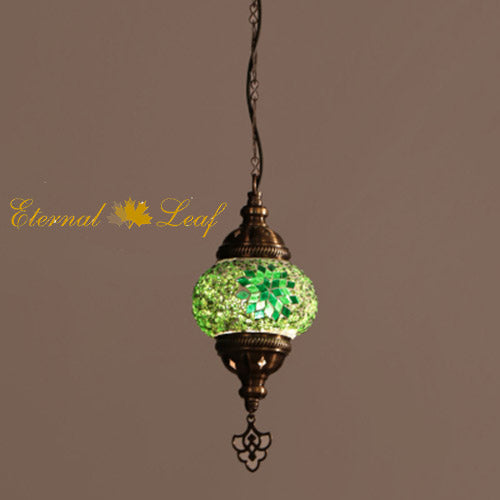 Turkish Stained | Mosaic Glass Ceiling Lamp (M-N#-T)