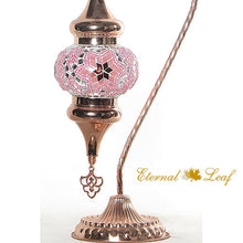 Load image into Gallery viewer, Turkish Stained | Mosaic Glass Gooseneck Table Lamp