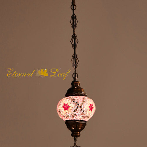 Turkish Stained | Mosaic Glass Ceiling Lamp (M-N#-T)
