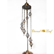 Load image into Gallery viewer, Turkish Stained | Mosaic Glass No:2 Globe Size Floor Lamp