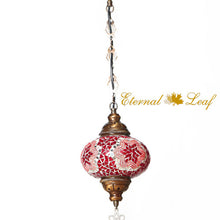 Load image into Gallery viewer, Turkish Stained | Mosaic Glass Ceiling Lamp (M-N#-T)