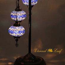 Load image into Gallery viewer, Turkish Stained | Mosaic Glass No:3 Globe Size Floor Lamp