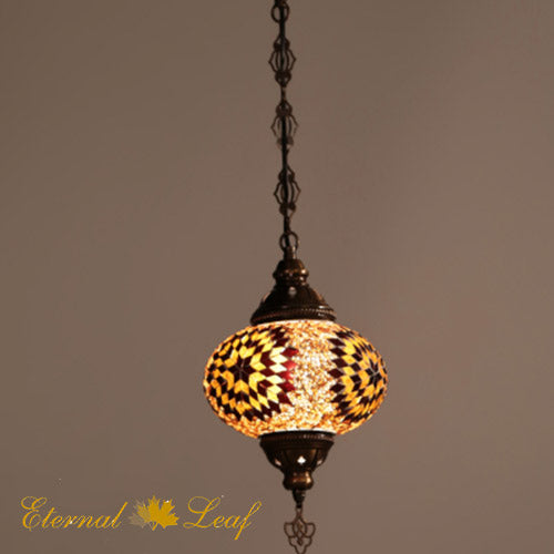 Turkish Stained | Mosaic Glass Ceiling Lamp (M-N#-T)