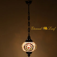 Load image into Gallery viewer, Turkish Stained | Mosaic Glass Ceiling Lamp (M-N#-T)