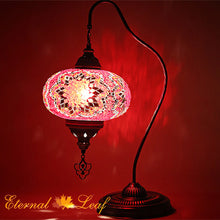 Load image into Gallery viewer, Turkish Stained | Mosaic Glass Gooseneck Table Lamp