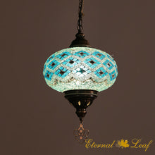 Load image into Gallery viewer, Turkish Stained | Mosaic Glass Ceiling Lamp (M-N#-T)