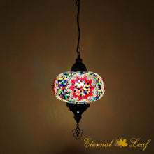 Load image into Gallery viewer, Turkish Stained | Mosaic Glass Ceiling Lamp (M-N#-T)