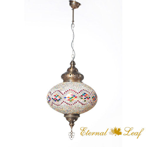 Turkish Stained | Mosaic Glass Ceiling Lamp (M-N#-T)