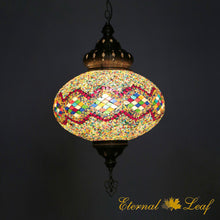 Load image into Gallery viewer, Turkish Stained | Mosaic Glass Ceiling Lamp (M-N#-T)