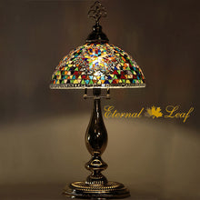 Load image into Gallery viewer, Turkish Stained | Mosaic Glass Tiffany Style Table Lamp