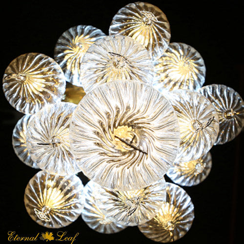 Turkish Stained | Stony Style Pyrex Glass Chandelier (P-ST-L)