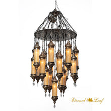 Load image into Gallery viewer, Turkish Magnificence |  Handmade Glass Chandelier (PS-C2-L)