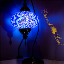 Load image into Gallery viewer, Turkish Stained | Mosaic Glass Gooseneck Table Lamp