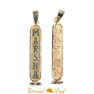 Custom Made Jewelry Cartouche Necklace