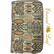 Load image into Gallery viewer, Woman's Wallet w/ Authentic Turkish/Persian Rug Design Size:1