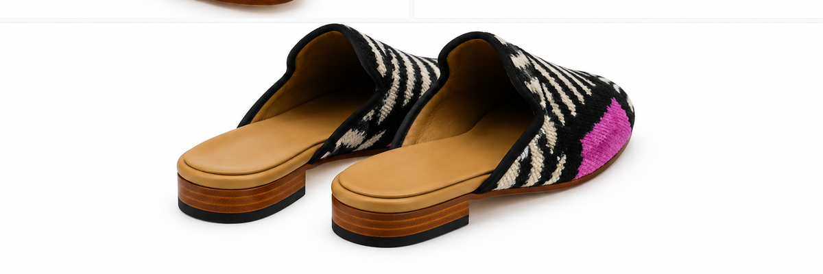 Eternal Leaf Handcrafted  Velvet Mule
