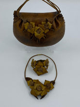 Load image into Gallery viewer, Genuine Leather Bag, Bracelet, Necklaces Set | Handmade in Turkey
