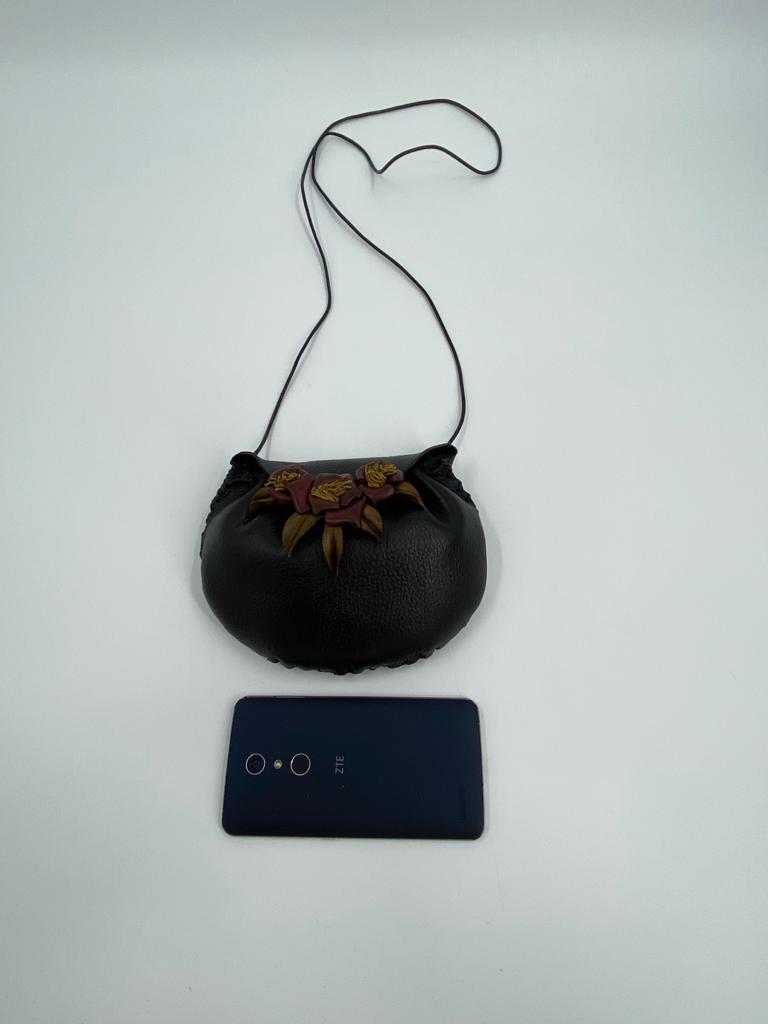 Genuine Leather Bag, Bracelet, Necklaces Set | Handmade in Turkey