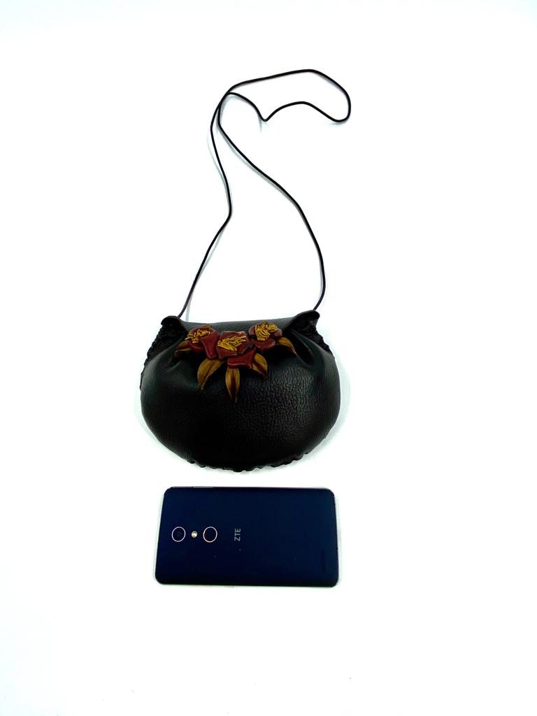 Genuine Leather Bag, Bracelet, Necklaces Set | Handmade in Turkey