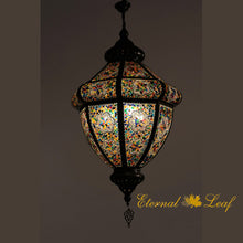 Load image into Gallery viewer, Turkish Stained | Mosaic Glass Victorian Style Ceiling Lamp (FM-BT-T)
