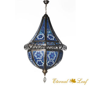Turkish Stained | Mosaic Glass Victorian Style Ceiling Lamp (FM-TL-T)