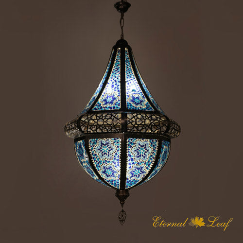 Turkish Stained | Mosaic Glass Victorian Style Ceiling Lamp (FM-TL-T)