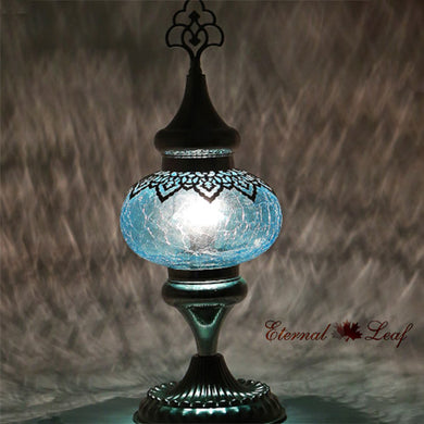 Turkish Stained | Cracked Glass Table Lamp