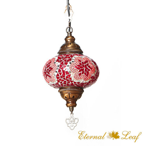 Turkish Stained | Mosaic Glass Ceiling Lamp (M-N#-T)