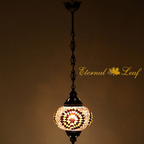 Turkish Stained | Mosaic Glass Ceiling Lamp (M-N#-T)