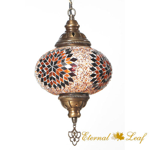 Turkish Stained | Mosaic Glass Ceiling Lamp (M-N#-T)
