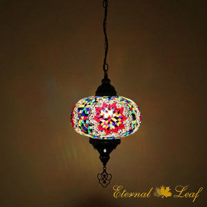 Turkish Stained | Mosaic Glass Ceiling Lamp (M-N#-T)