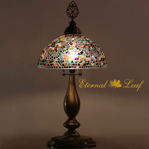 Turkish Stained | Mosaic Glass Tiffany Style Table Lamp