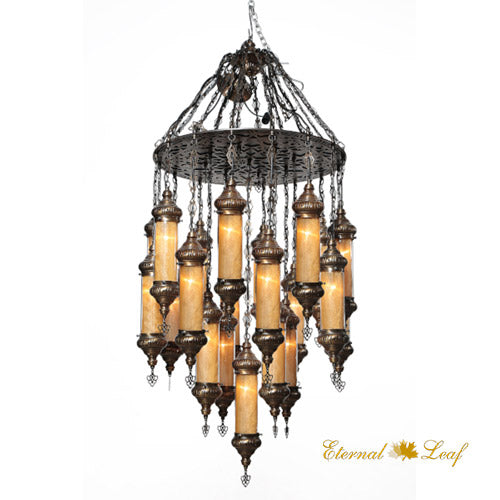 Turkish Magnificence |  Handmade Glass Chandelier (PS-C2-L)