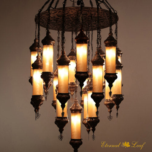 Turkish Magnificence |  Handmade Glass Chandelier (PS-C2-L)