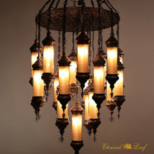 Load image into Gallery viewer, Turkish Magnificence |  Handmade Glass Chandelier (PS-C2-L)