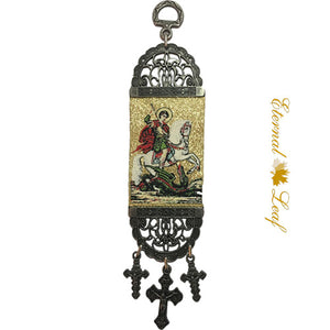 Woven Religious Wall Hanging Icon 2"x 8" (RLG-TR-S1)